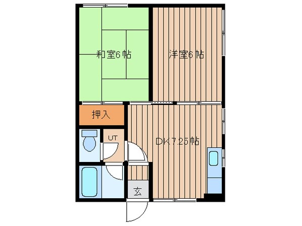 サンシャインの物件間取画像